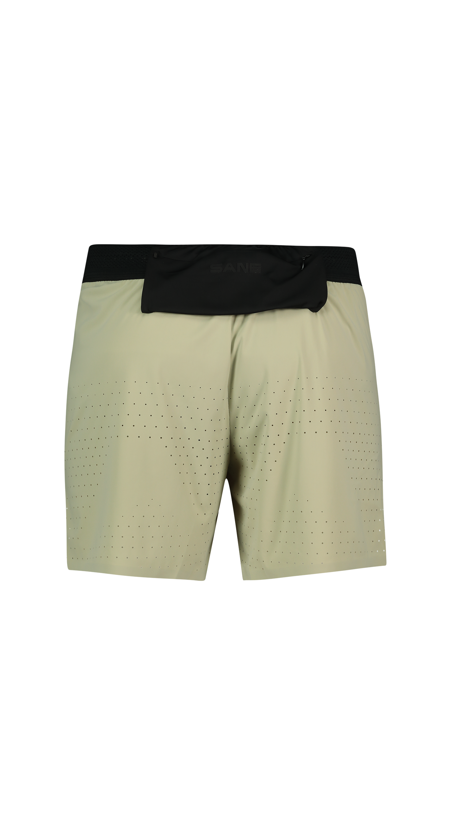Vent Track Shorts Beige