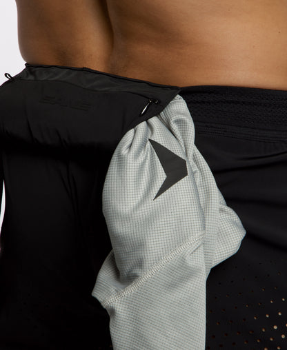 Vent Track Shorts Black